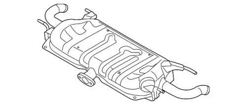 SILENCER.MAIN PE70-40-100B MAZDA