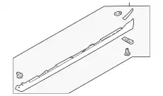 MOULD (R) SIDE STEP BBN5-51-P40A-21 MAZDA