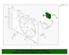C/UNIT.ELEC-FAN SH01-15-15Y MAZDA