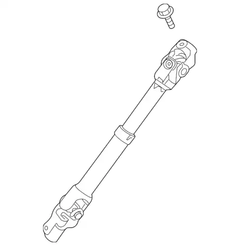  TK5232AB0 SHAFT ASSY, STEERING MAZDA