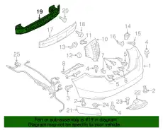 Усилитель бампера MAZDA GS3L-50-260C