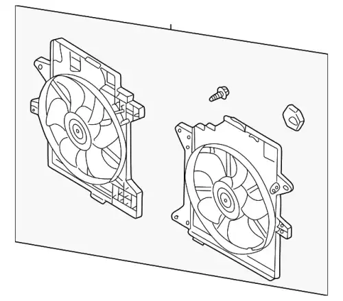 FAN ELECTRIC AJ06-15-025A MAZDA