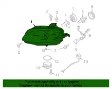 Фара MAZDA NH21-51-041E