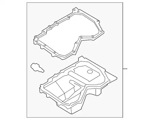 Поддон картера двигателя MAZDA LFE2-10-400D