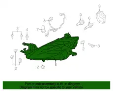Фара MAZDA GEG1-51-0K0E