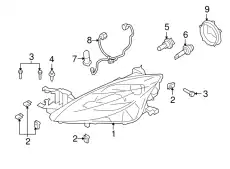 Фара MAZDA GEG1-51-0K0E