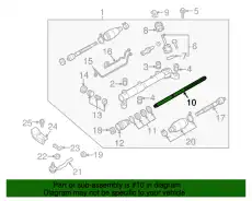 Рулевая рейка MAZDA TD11-32-119A