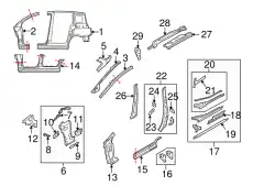 Крыло MAZDA C2Y6-70-410H