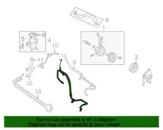 PIPE 'A' PRESSURE EF95-32-420D MAZDA