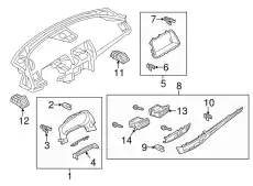 PANEL DECORATION GHP9-55-150D-08 MAZDA