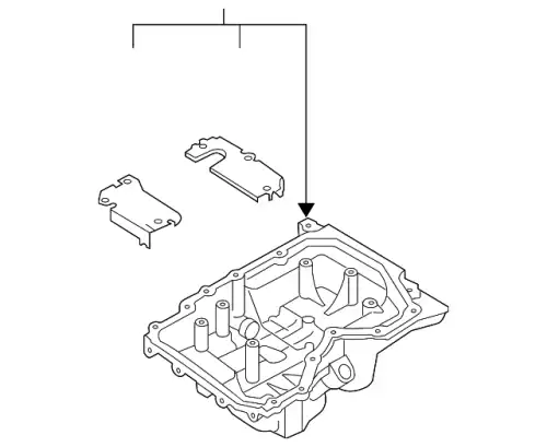 Поддон картера двигателя MAZDA L3K9-10-400H