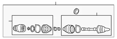 SHAFT(L),DRIVE GP11-25-60X MAZDA