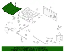 Капот T060-52-310A MAZDA