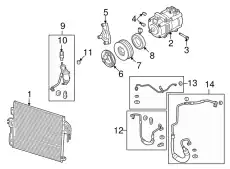 CONDENSER-USA ZZD2-61-480 MAZDA