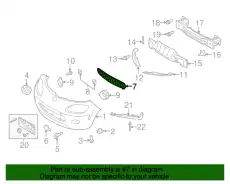 Решетка радиатора MAZDA N156-50-1T0C