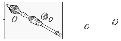 SHAFT(R).DRIVE GDC3-25-50X MAZDA
