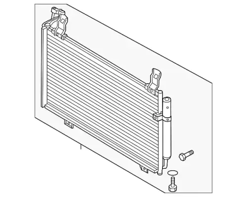 CONDENSOR KD45-61-480A MAZDA