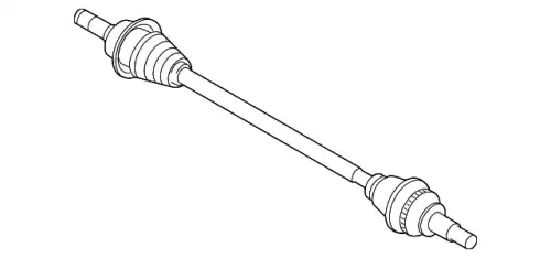 SHAFT (L) DRIVE RR RTA1-25-60XA MAZDA