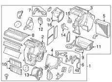 EVAPORATOR DF71-61-J10 MAZDA