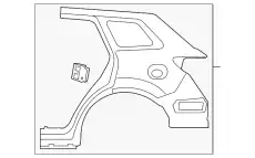 Крыло MAZDA TDY1-71-410E