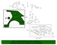 Крыло MAZDA TDY1-71-410E