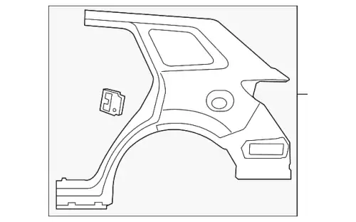 Крыло MAZDA TDY1-71-410E