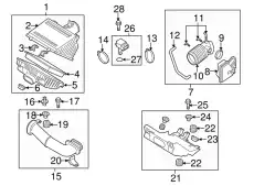 Фильтр воздушный MAZDA N3H1-13-320M