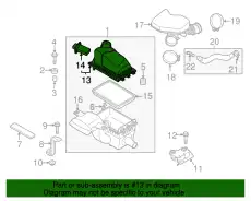 Фильтр воздушный MAZDA CY01-13-Z1XC