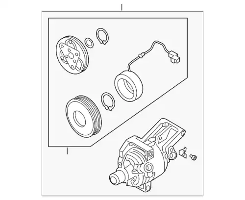 COMPRESSOR D09W-61-450 MAZDA