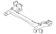 Балка задней подвески DR61-28-B00A MAZDA
