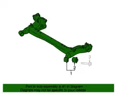 Балка задней подвески DR61-28-B00A MAZDA