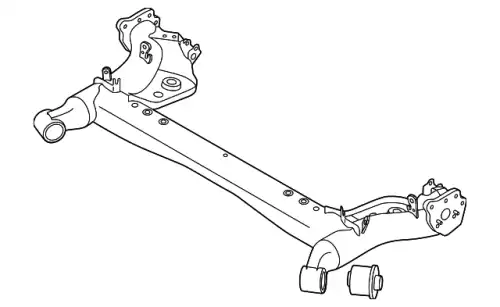 Балка задней подвески DR61-28-B00A MAZDA