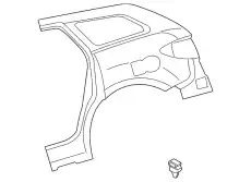 Крыло MAZDA EGY1-70-410A