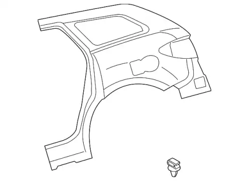 Крыло MAZDA EGY1-70-410A