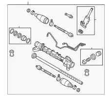 Механизм рулевой CG15-32-110B MAZDA
