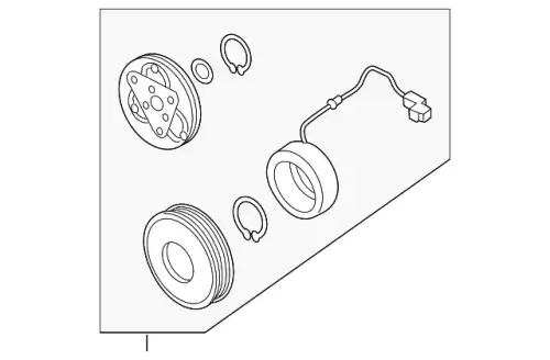 CLUTCH,MAGNET D09W-61-L10 MAZDA