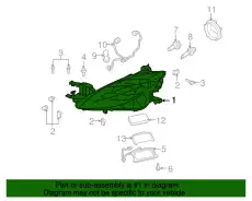 Фара MAZDA GS3M-51-031G