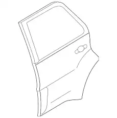 BODY(R) RR DOOR ZZCA-72-010 MAZDA