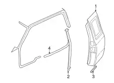 BODY(L)REAR DOOR 1F60-72-110 MAZDA