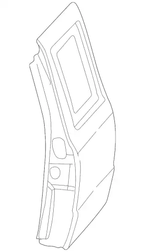 BODY(L)REAR DOOR 1F60-72-110 MAZDA