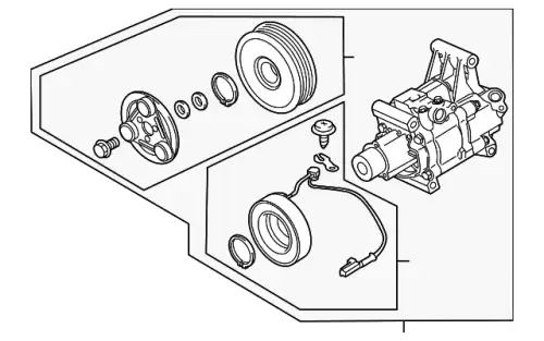 COMPRESSOR DRZ8-61-450 MAZDA
