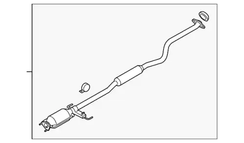 Глушитель, центральная часть L3D7-20-55XD MAZDA