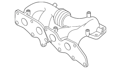 Гофра глушителя MAZDA L3K9-13-450 L= d=