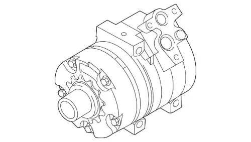 COMPRESSOR.AIR CON. TD15-61-450A MAZDA