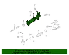 Рулевая рейка MAZDA FE01-32-110D