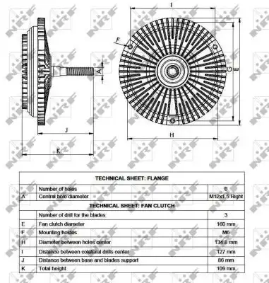 МУФТА ВЕНТИЛЯТОРА 49534 NRF