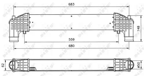 Интеркулер NRF 30108A