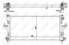 Радиатор кондиционера (конденсатор) NRF 58424