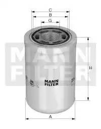 Фильтр масляный MANN-FILTER WH 945/3