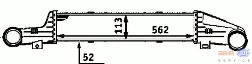Интеркулер HELLA 8ML 376 723-141